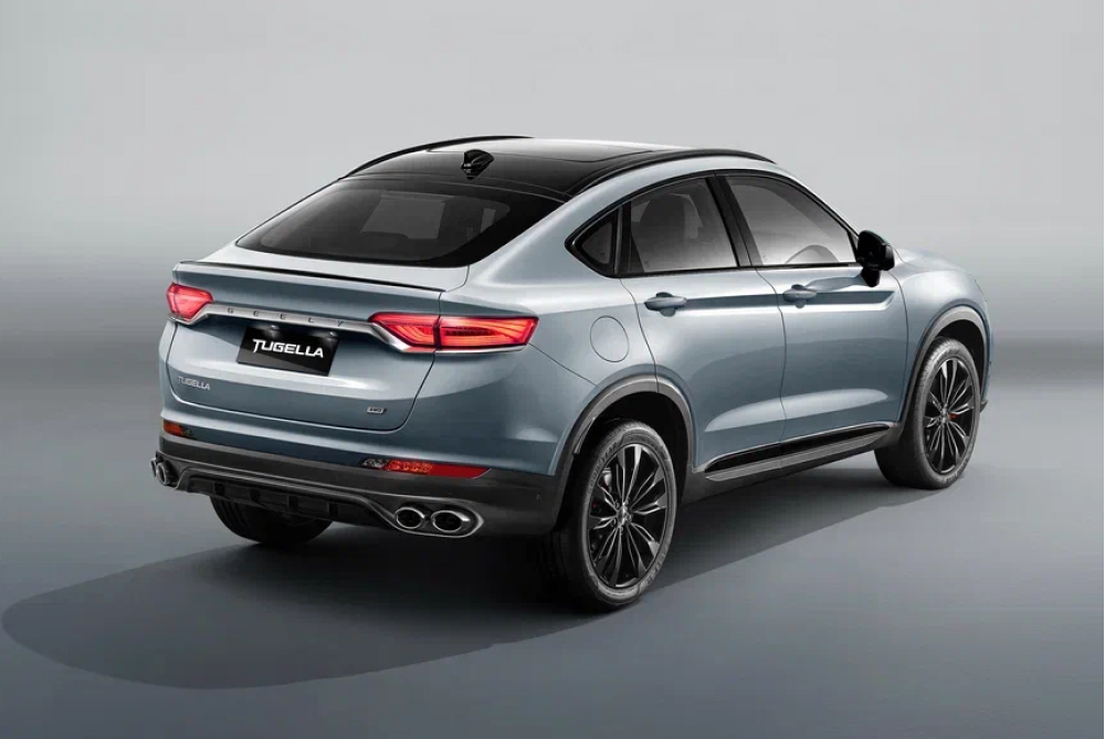 Geely NEW TUGELLA обзор новой модели цены комплектация характеристики в  России купе-кроссовер Джили Тугелла